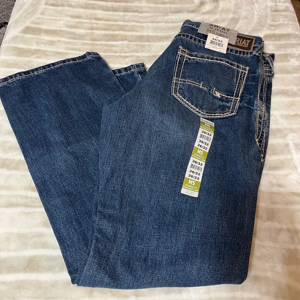 ARIAT M5 Straight Leg/Straight Fit 36/32 Men’s Jeans